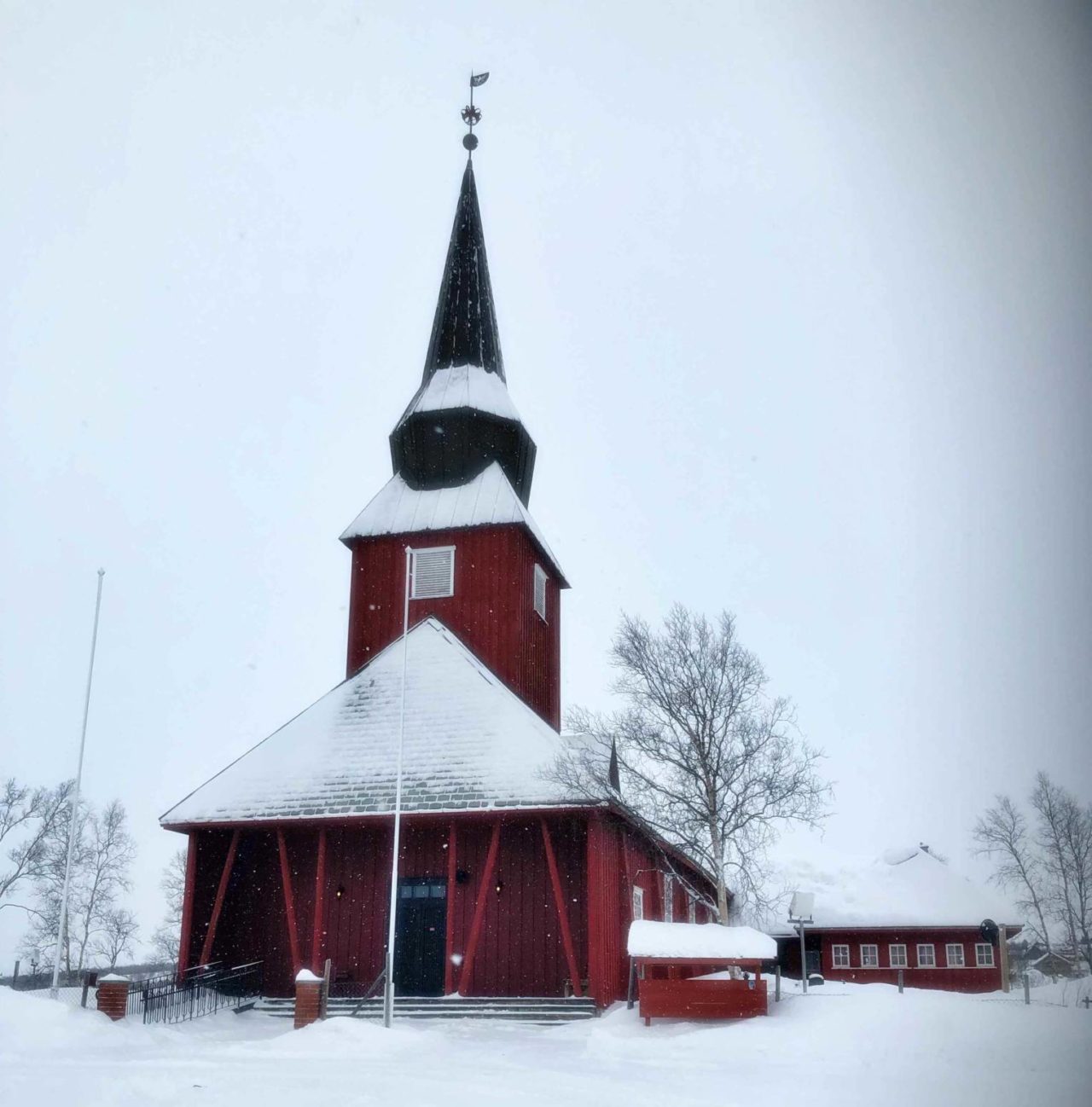 Kautokeino kirke vinter