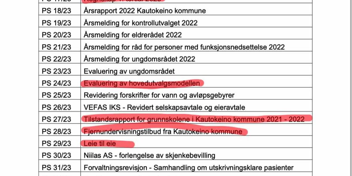 Hva bestemte politikerne?