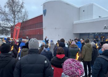 Protest for sykehus i Alta