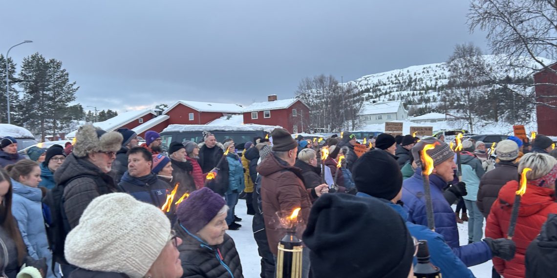 Protest for sykehus i Alta