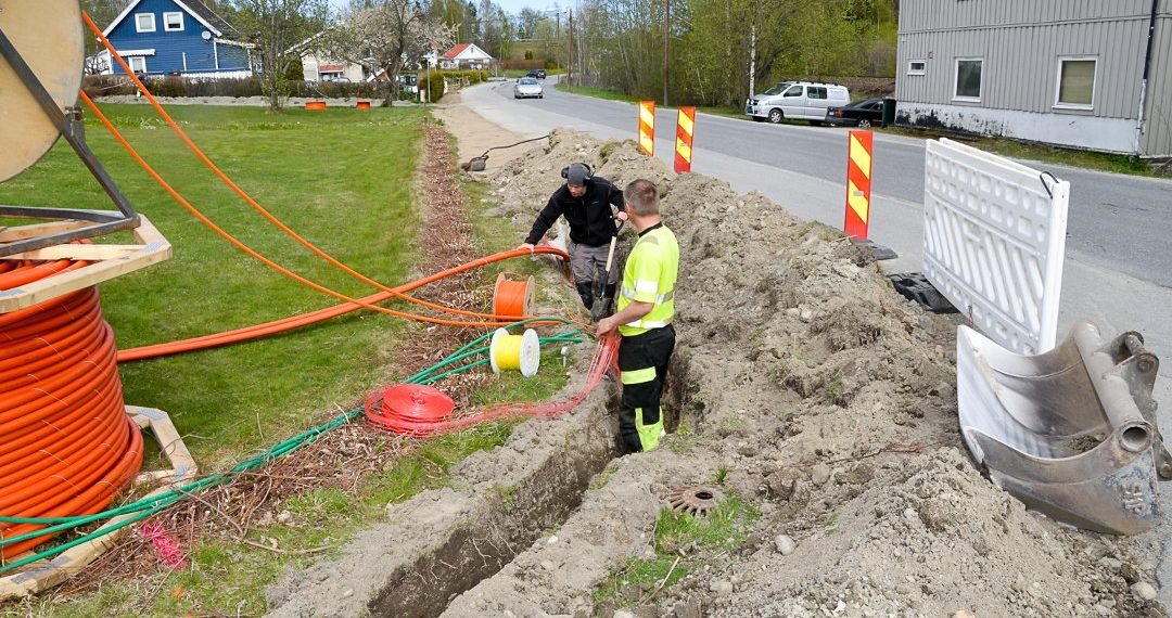 Milliondryss til fiberutbygging