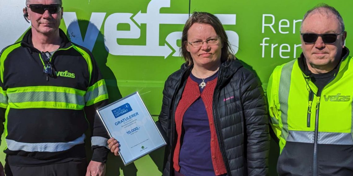 Vant penger på melkekartong