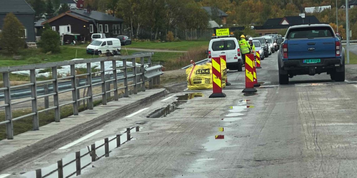 E45: Brua er ferdig reparert onsdag
